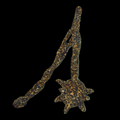 Animal print chain link scarf