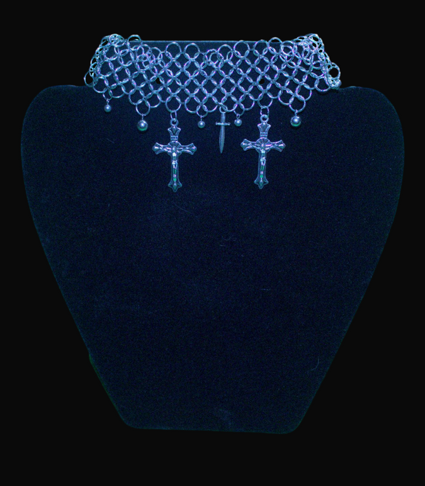 Joan of Arc chainmail cuff